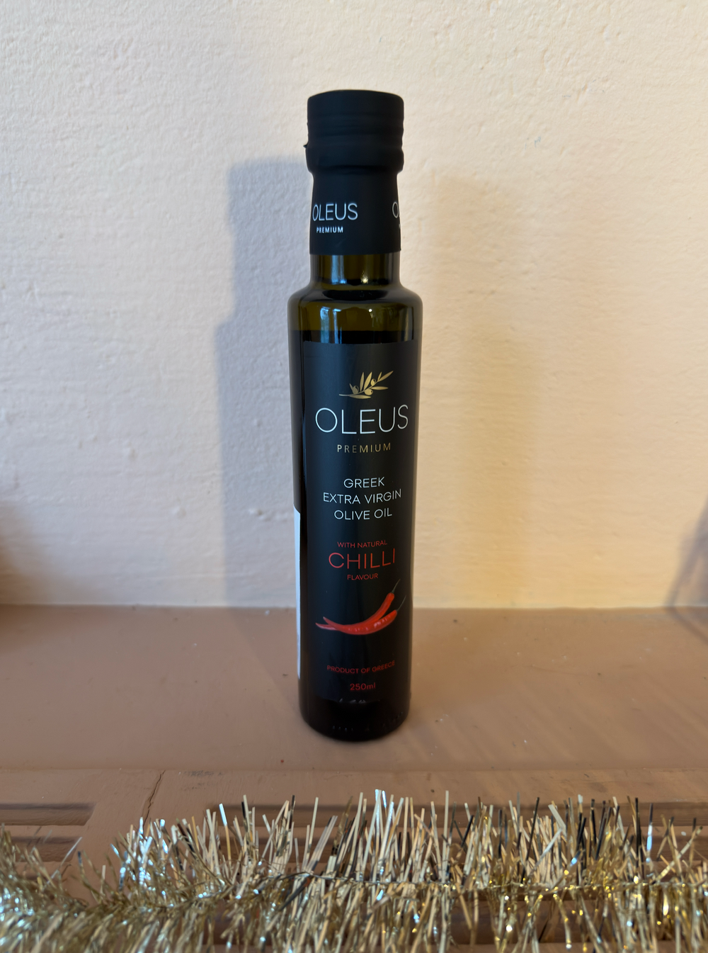 OLEUS griechisches Olivenöl extra nativ mit Chilli Geschmack 250ml