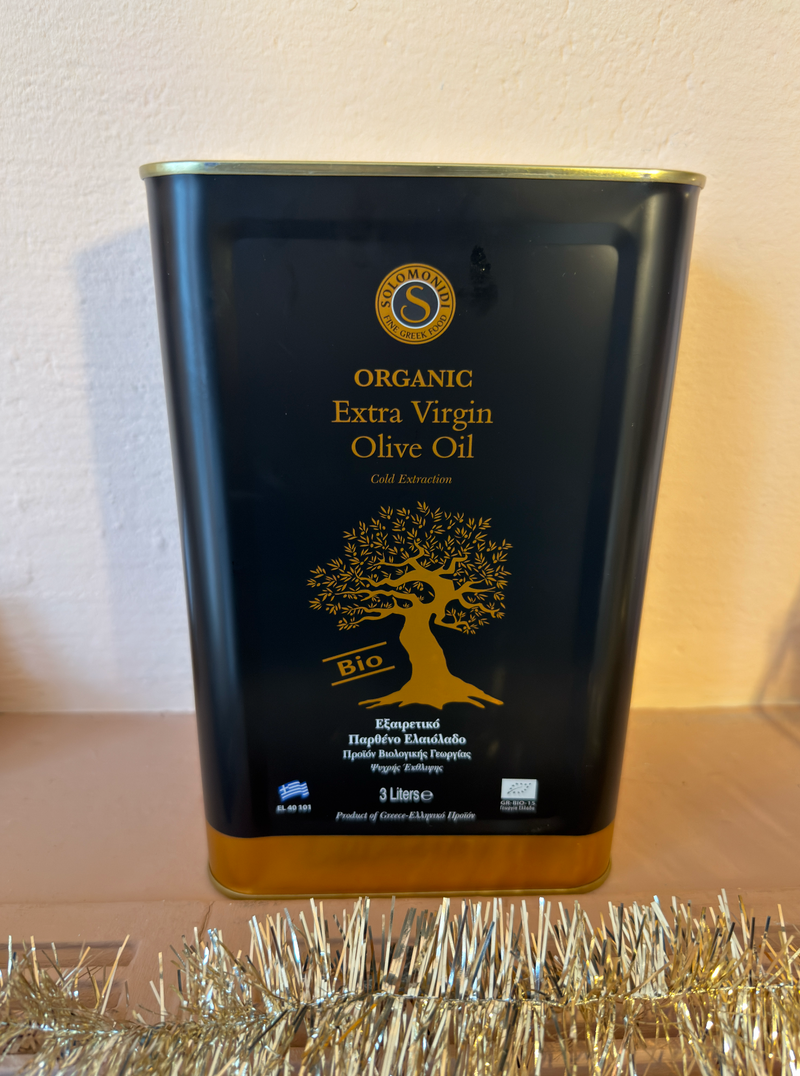 SOLOMONIDI Bio Olivenöl Nativ Extra – Kaltgepresst 3l