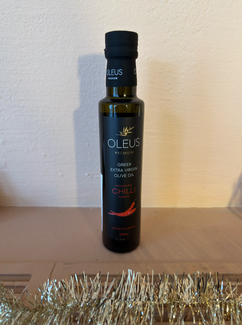 OLEUS griechisches Olivenöl extra nativ mit Chilli Geschmack 250ml