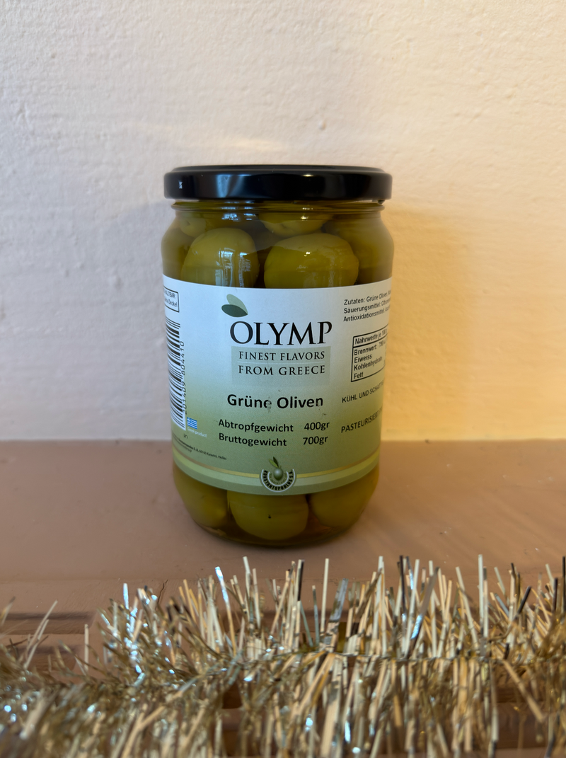 OLYMP Grüne Oliven 720ml